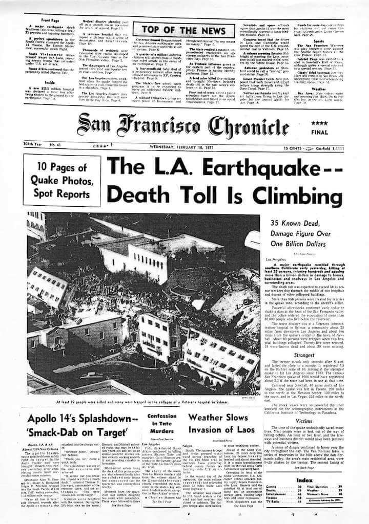 Led Zeppelin Going to California Sylmar earthquake alternate